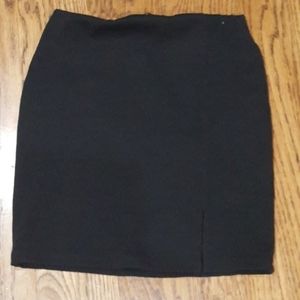 Black pencil skirt
